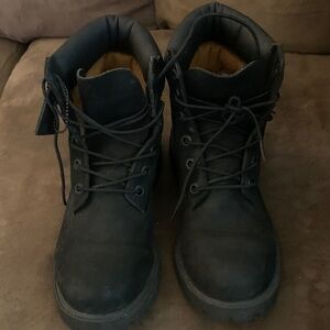 Timberland Women's Black Lace-Up Boots